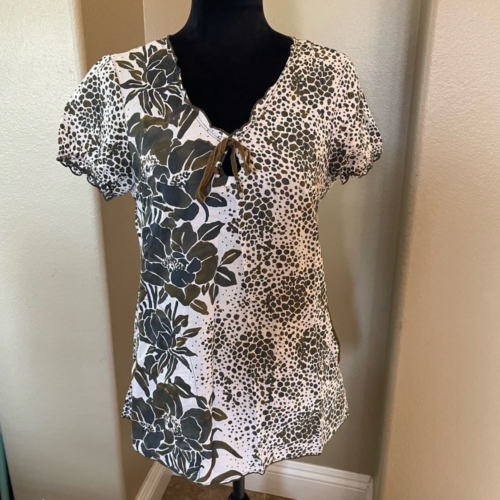 Koi nursing scrub top